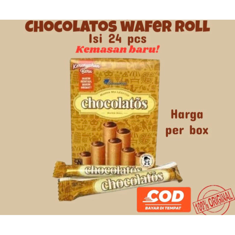 

Gery Chocolatos Roll 1 Box isi 24 Pcs