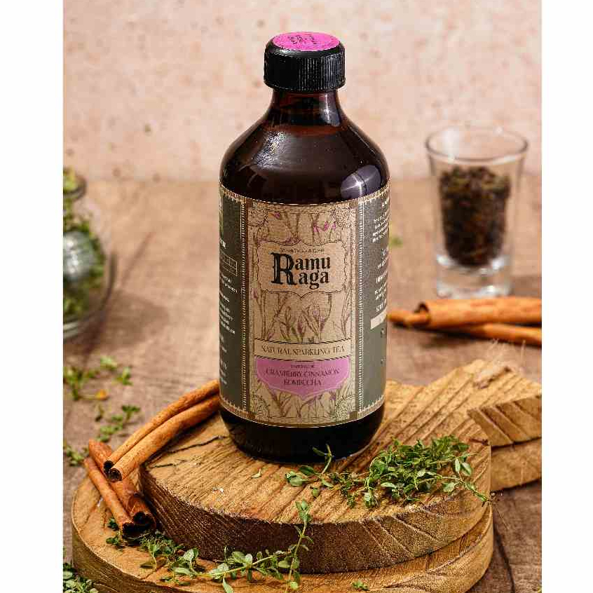 

Kombucha Cranberry Cinnamon - 330 ml by Ramuraga