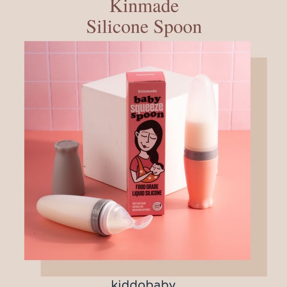 CZ Kinmade Silicone Spoon  Sendok Asip