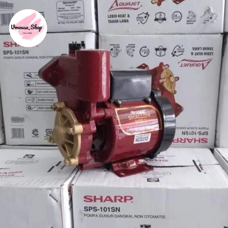 POMPA AIR SHARP 101SN - MESIN AIR SHARP - SHARP POMPA AIR SUMUR DANGKAL NIN OTOMATIS - MESIN AYAU - 