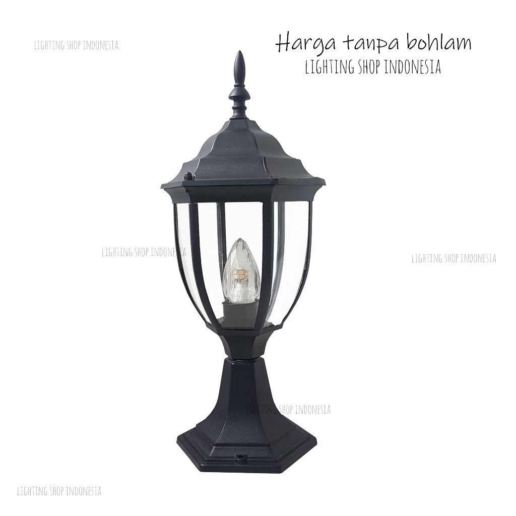 Lampu taman hias pagar waterproof pilar teras outdoor minimalis