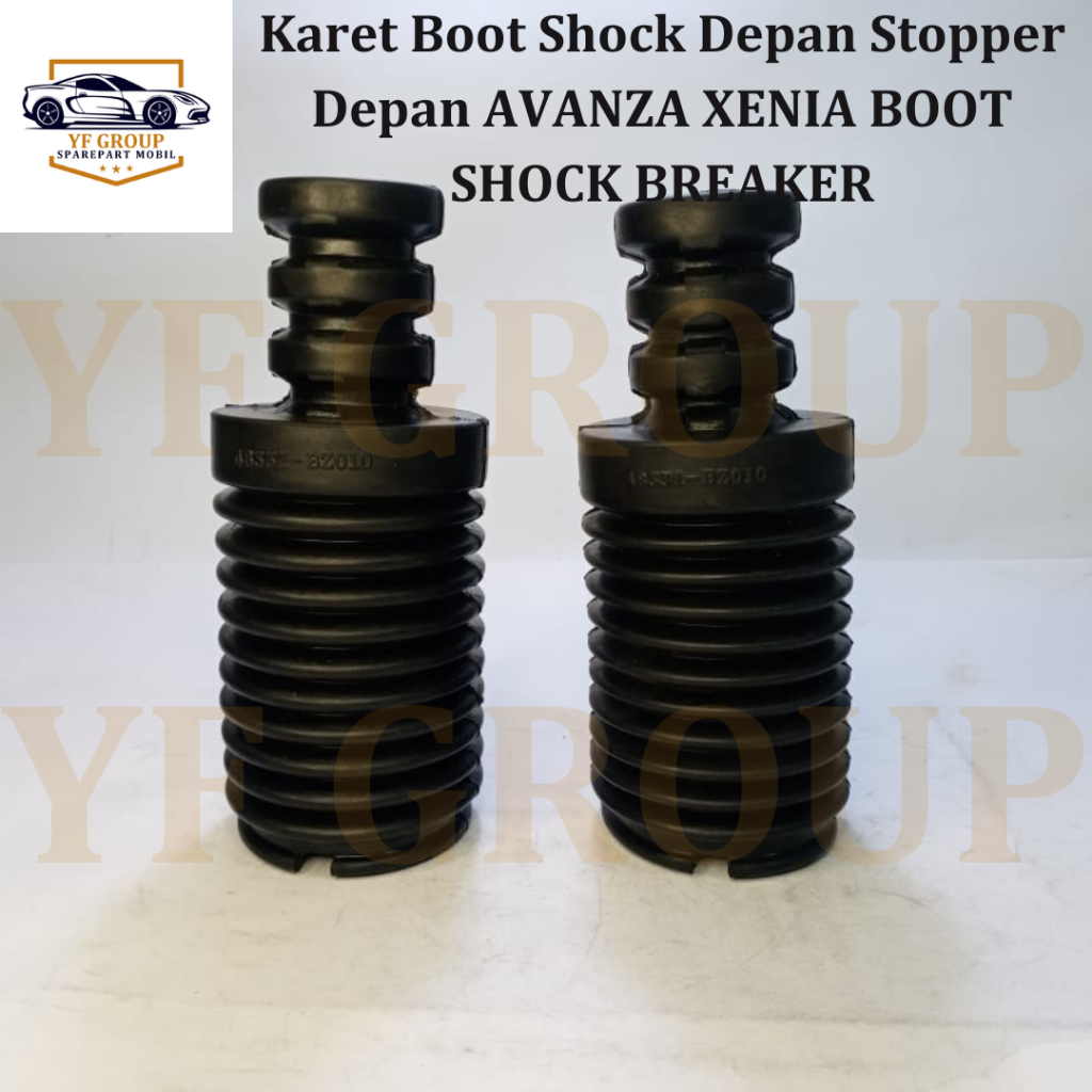 SPAREPART MOBIL Karet Boot Shock Depan Stopper Depan AVANZA XENIA BOOT SHOCK BREAKER