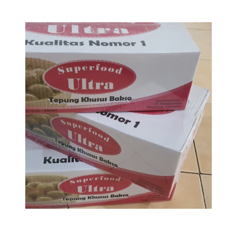 

SUPERFOOD ULTRA kualitas nomor 1 tepung khusus bakso
