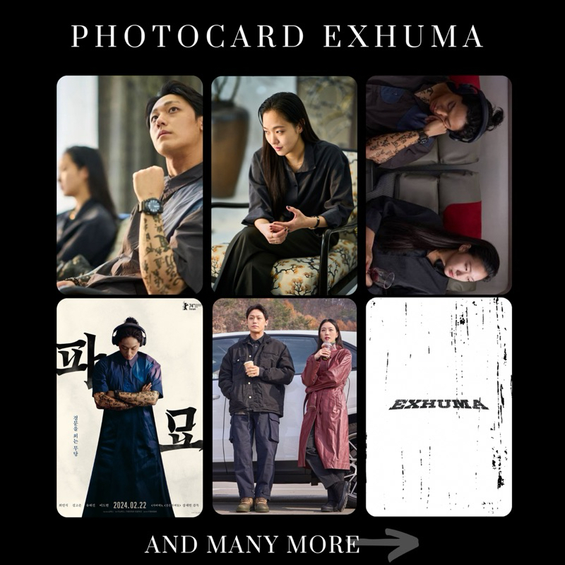 [UNOFFICIAL] PHOTOCARD EXHUMA MOVIE FILM LEE DOYUN KIM GOEUN KOREA ACTOR