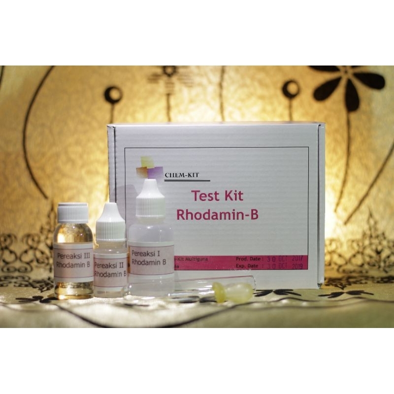 tes kit chemkit rhodamin B