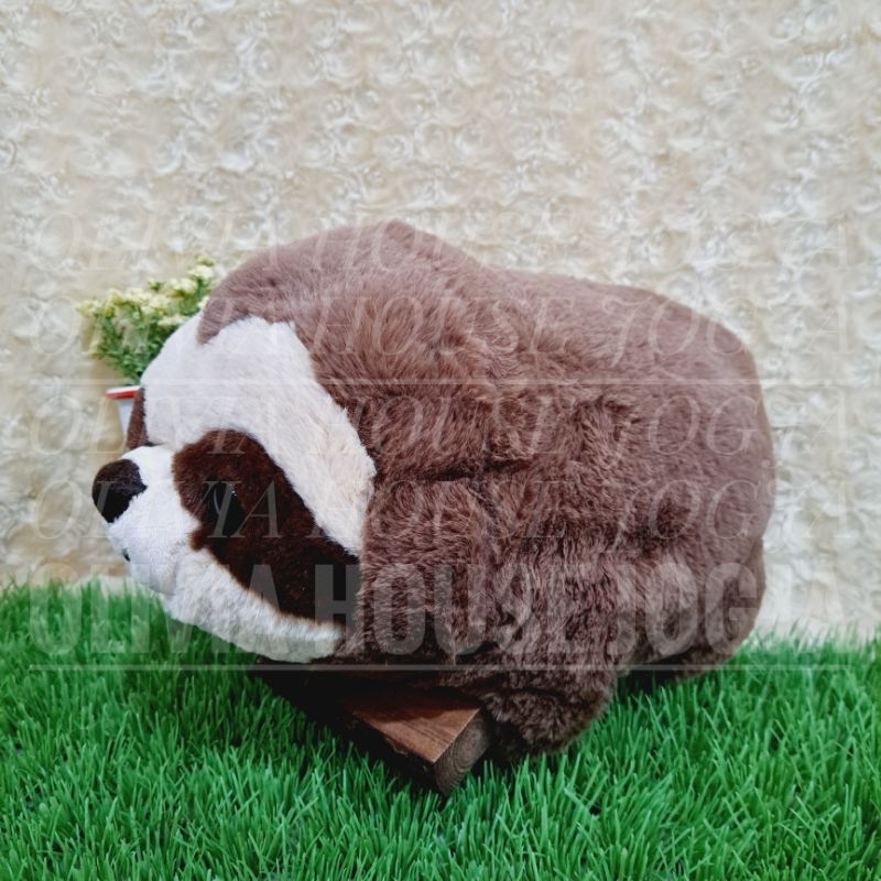 Boneka Lying Kukang Coklat Boneka Gembul Kukang Boneka Tiduran Kukang Coklat