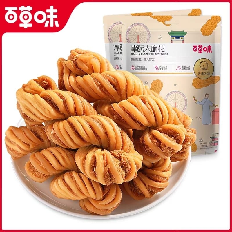 

Tianjin flavor crispy twist import 120 gram