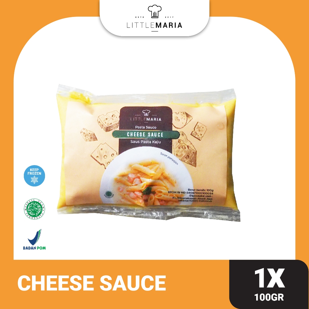 

LittleMaria Cheese Sauce/Saus Keju 100g (SINGLE SERVE)