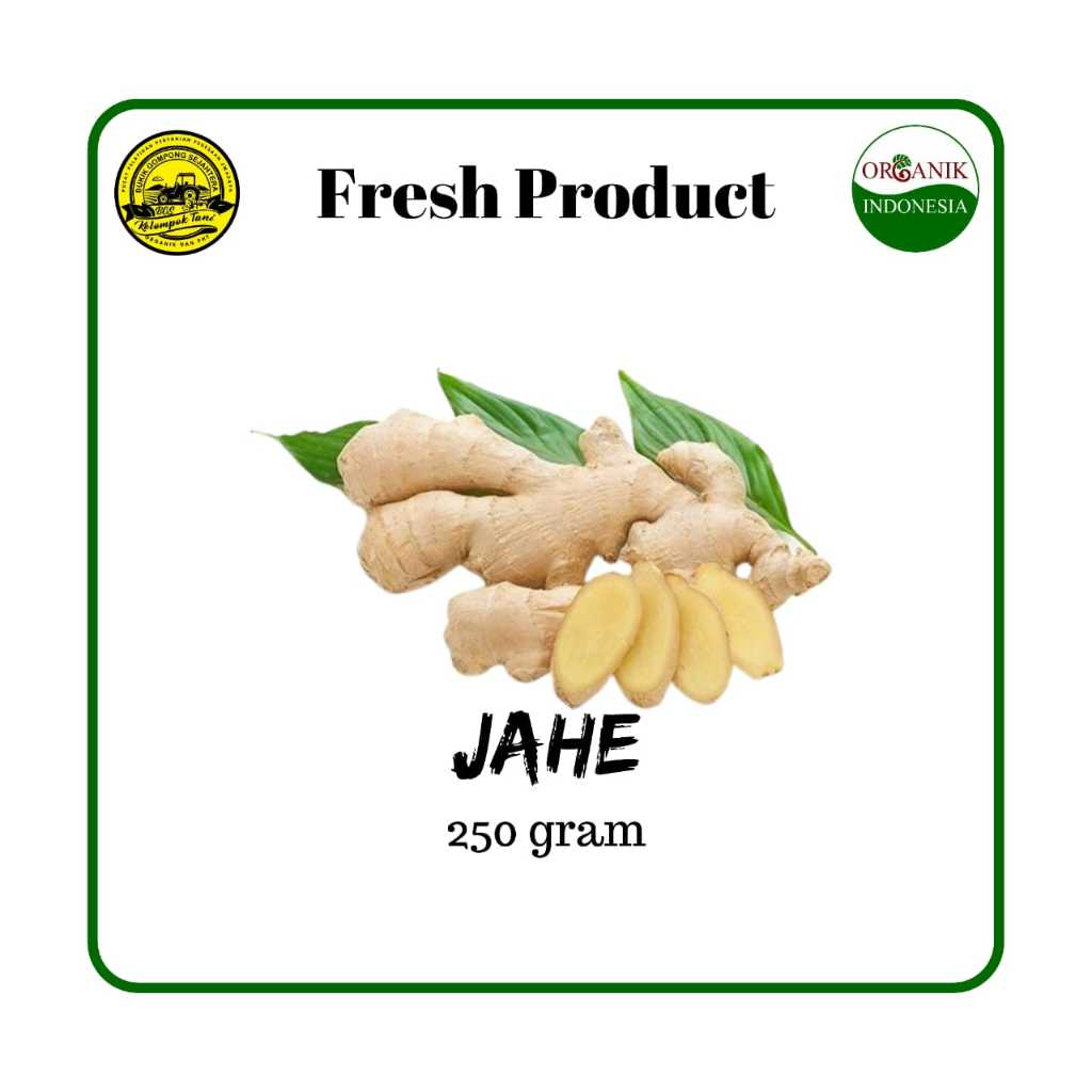 

Jahe Lokal Organik 250 gram