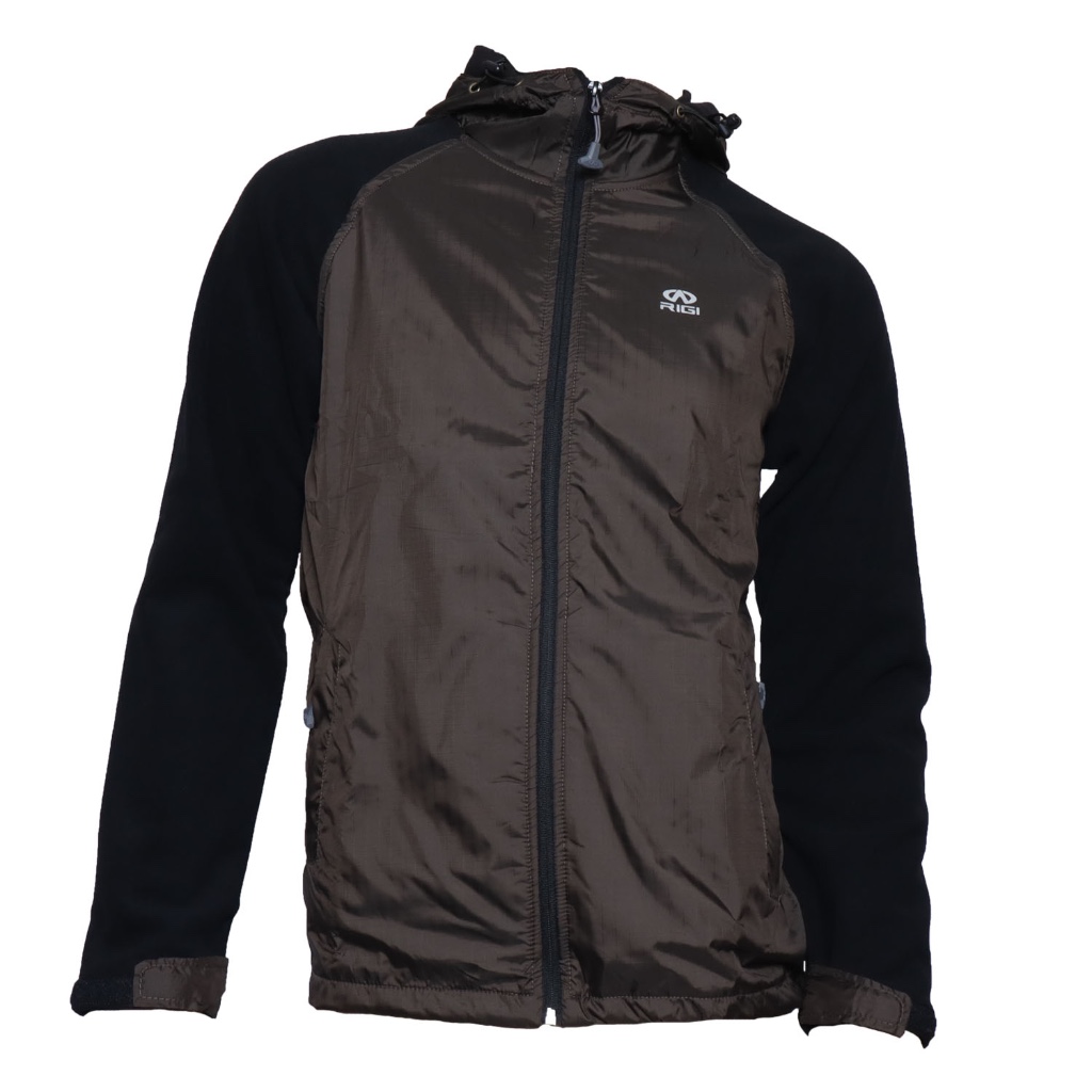 RIGI Jaket Gunung / Jaket Hiking / Jaket Pendaki Fleece Tebal Hangat / Windproof Anti Angin Pria Spe