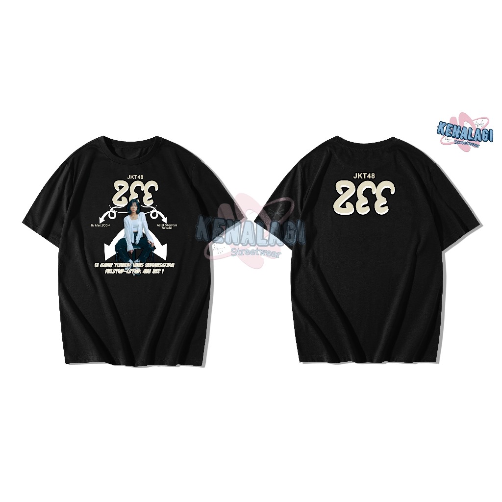 Kaos Zee JKT48 - Kaos Katun Combed - Kaos Distro - Kaos Zee Terlaris - Kaos JKT48 Terlengkap - KenaL