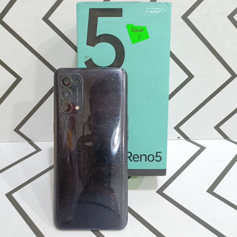Oppo Reno 5 Ram 8/128GB Hp Second fullset