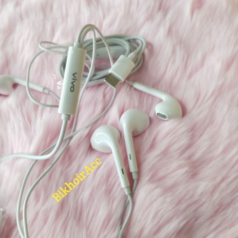 HEADSET VIVO ORIGINAL SUPORT X50PR0 V29 V25E 5G V25 PRL V27E V27PRO SEMUA VIVO HI-FI Earphone