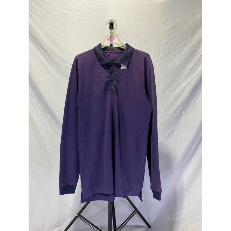 Polo T-shirt golf adidas ungu preloved