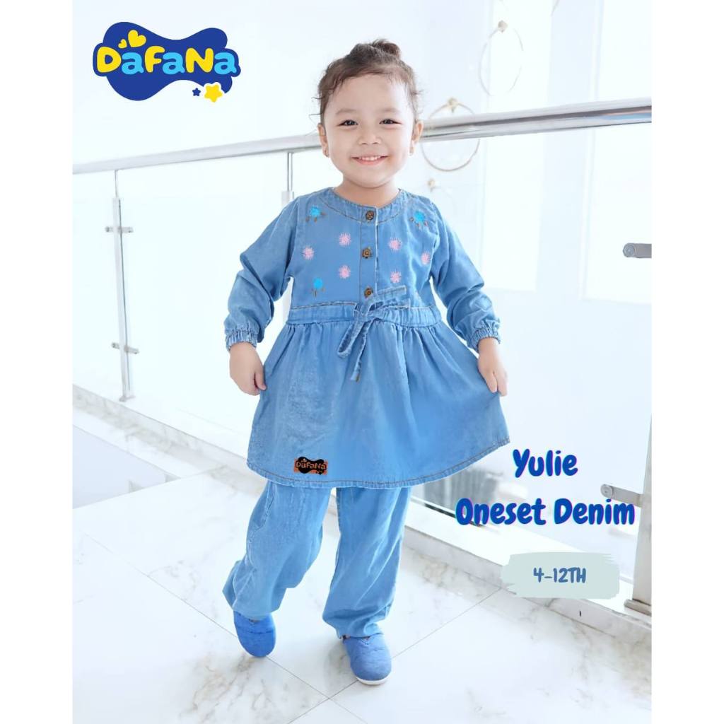 READY ‼️ Yulie Oneset Denim DaFaNa