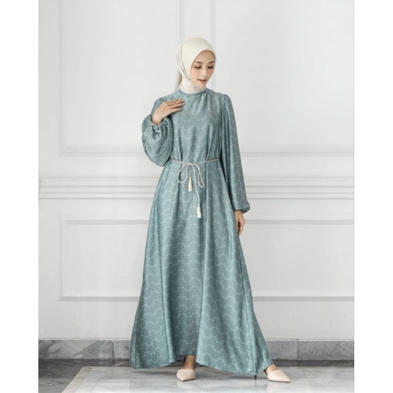 GEULIS baju muslim - Eriana dress prussian