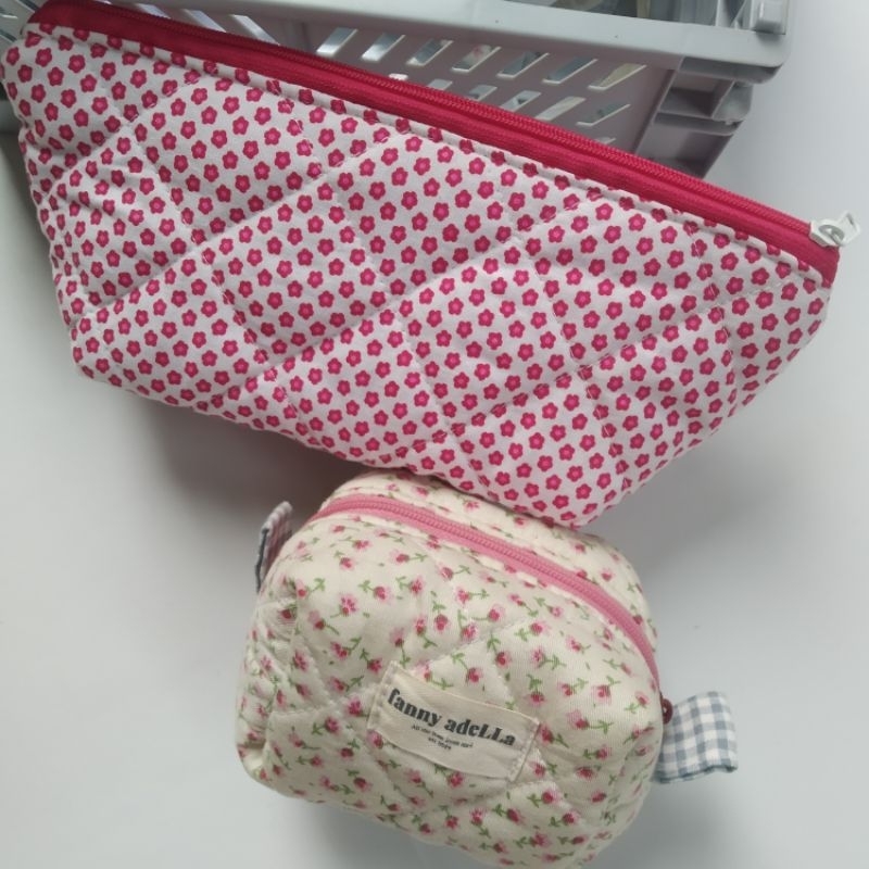 

Girly Pouch Quilting/Mini Pouch Girly/Summer Pouch/Pouch Cosmetics/Pencil Case Girly