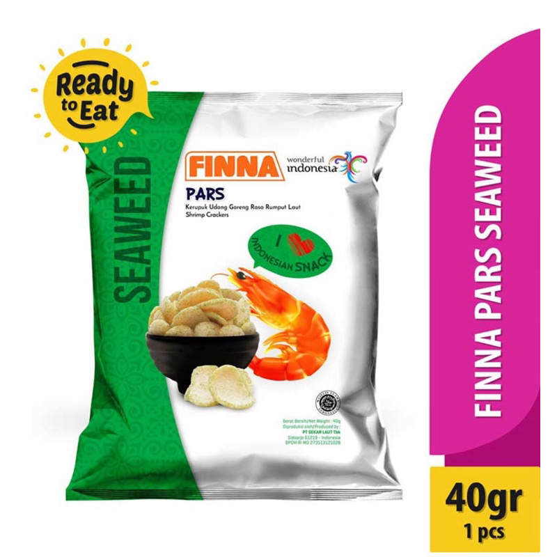 

FINNA Pars Kerupuk Udang Seaweed 40 g