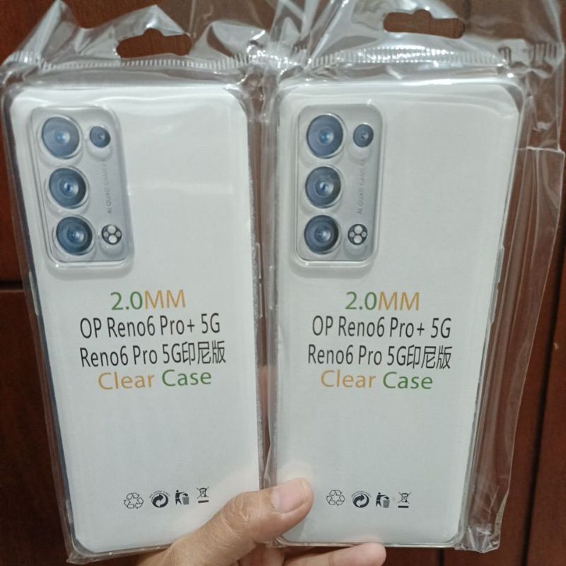 Soft Case Original Space Bening OPPO Reno 6 Pro Plus 5G/Reno 6 Pro 5G Casing Transparan Pelindung Ca