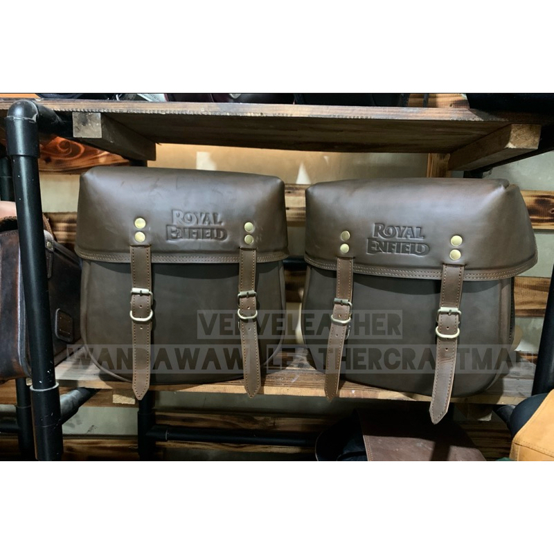 tas motor royal enfield , sidebag royal enfield , classic 350 reborn , meteor , interceptor
