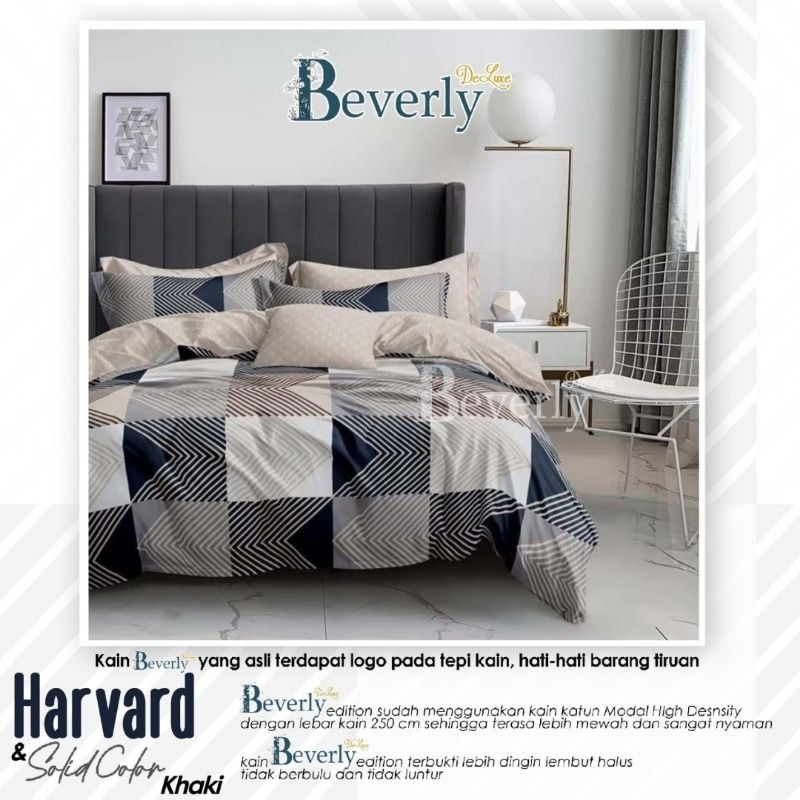 Kain / Bahan Sprei Beverly motif Harvard