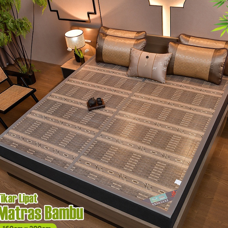 Paket Ekslusif TEBARU Tikar Pendingin Badan Alas Tidur Jepang Korea  Tikar Bambu Tatami  Tikar Klasi