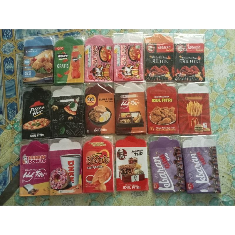 

Amplop Lebaran dapat 10 pack