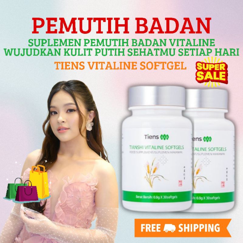 Pemutih Badan Vitaline Kulit Seluruh Tubuh