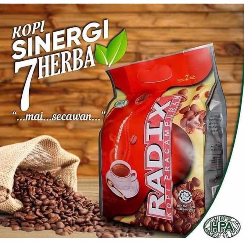 

KOPI RADIX HPAI MALAYSIA 32 Sachet original