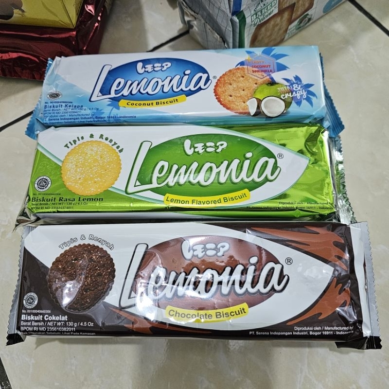 

NISSIN LEMONIA BISCUIT 130GR| lemonia biskuit | lemonia chocolate | lemonia coklat | lemonia coconut | lemonia kelapa | lemonia lemon | lemonia biskuit lemon