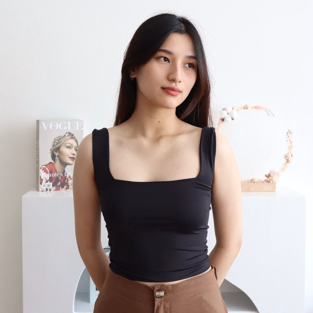 SALAKI Coco Crop Knit Tanktop/ tanktop korean style