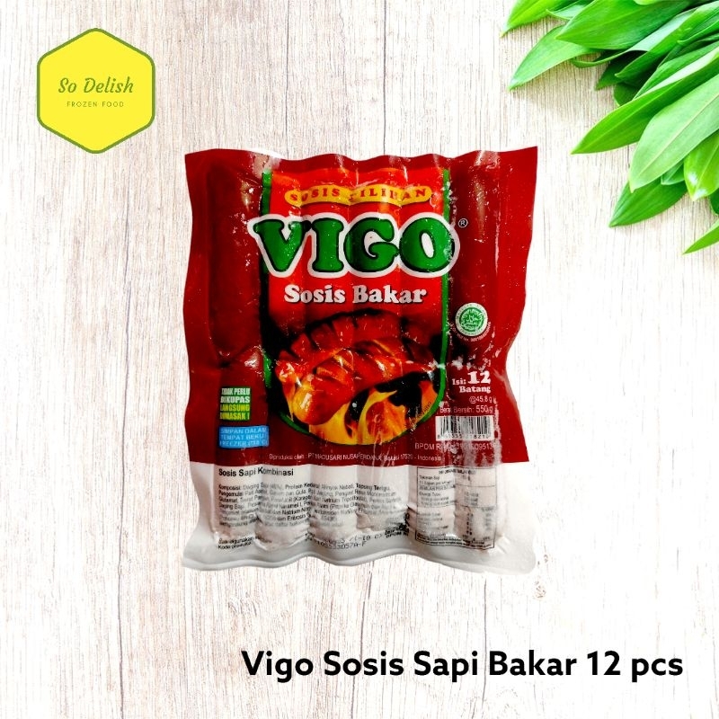 

vigo sosis sapi bakar mini 12 pc