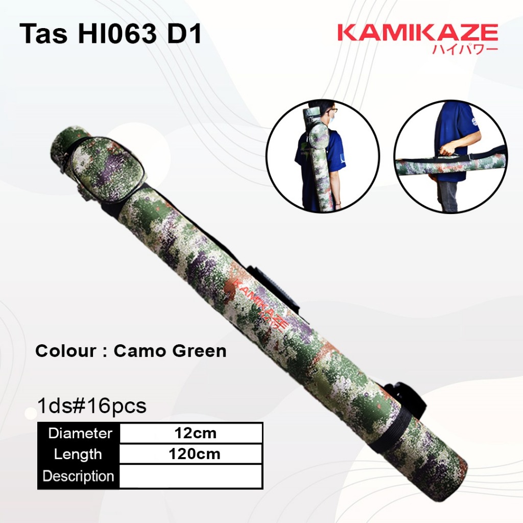 Kamikaze Tas Joran Pancing HL063D1 Tas joran Tabung Hardcase