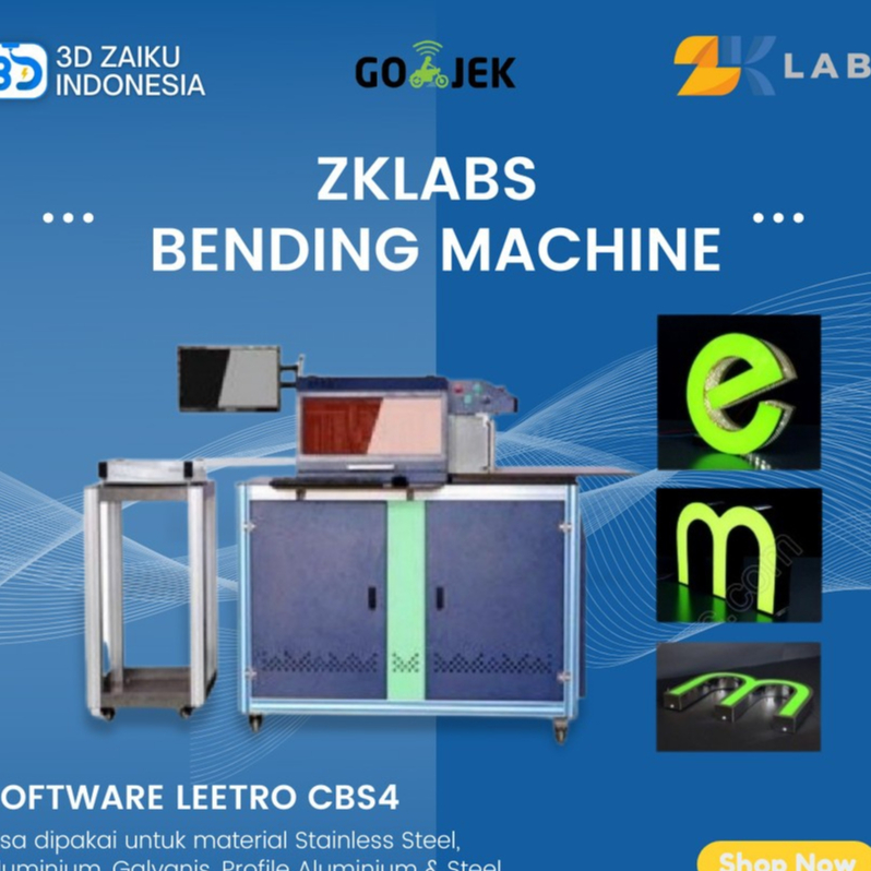 ZKLabs Bender Automatic Aluminium and Steel Plate Bending Machine