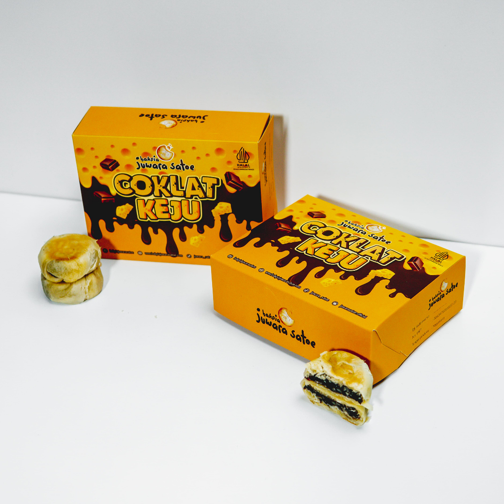 

BAKPIA JUWARA SATOE [ Isi 15 ] Bakpia Basah Coklat Keju - Oleh Oleh Khas Jogja