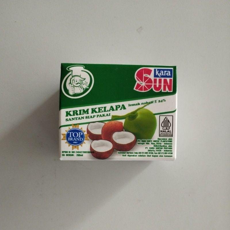 

Santan Instan Kara 200ml Kelapa Instant