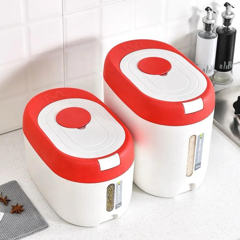 Dispenser Beras Wadah Beras Tempat Beras Tempat Penyimpanan Beras  5 Kg