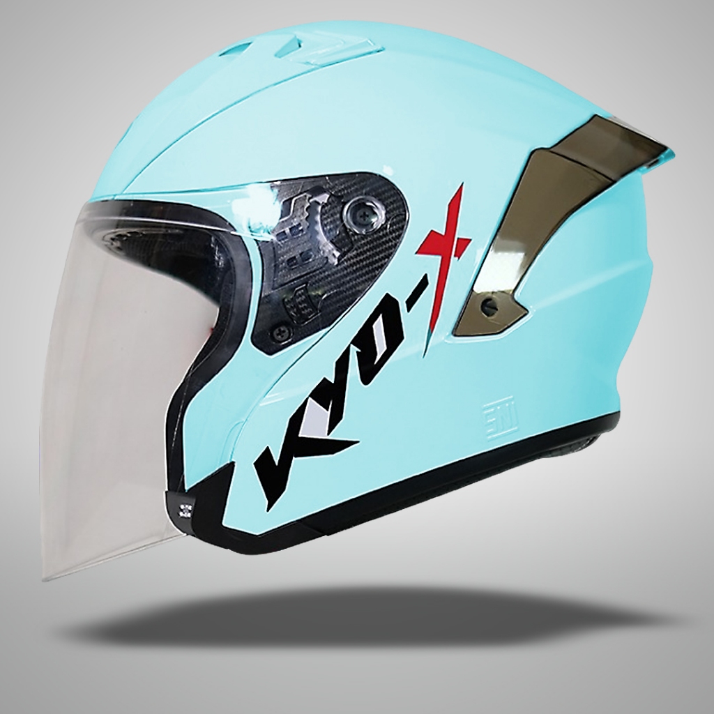 Helm Half Face JPN kyo-X Original Kaca Clear Putih