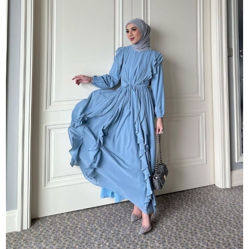 maira dress gonegani gamis lebaran gonegani