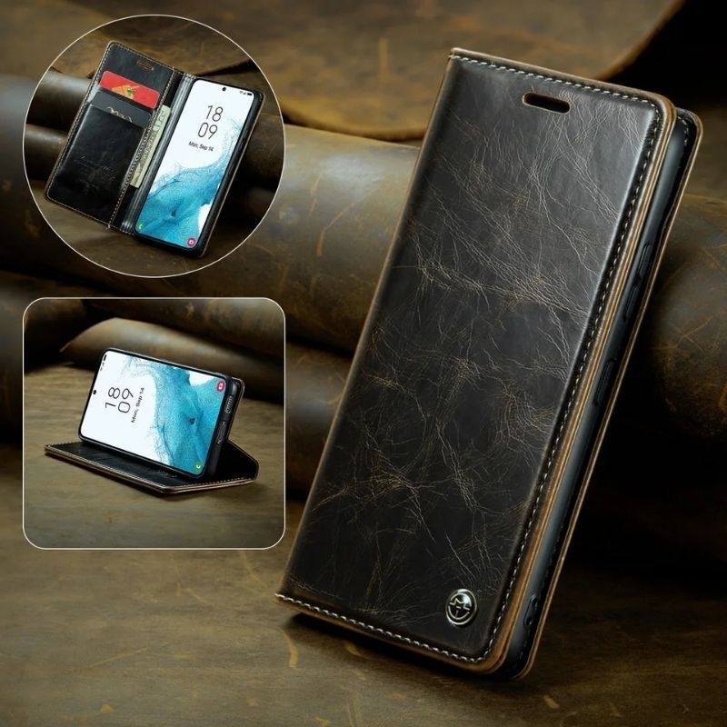 CaseMe Samsung Galaxy A32 5G SamsungA32 5G Flip Cover Wallet Leather Case Casing HP