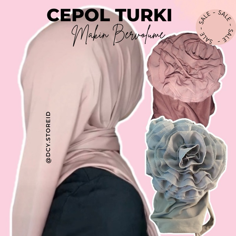 CEPOL HIJAB / CIPUT HIJAB / DALAMAN HIJAB / CIPUT TURKI