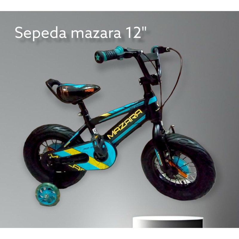 Sepeda Anak Laki Laki Mazara 12 Inch Ban Pompa
