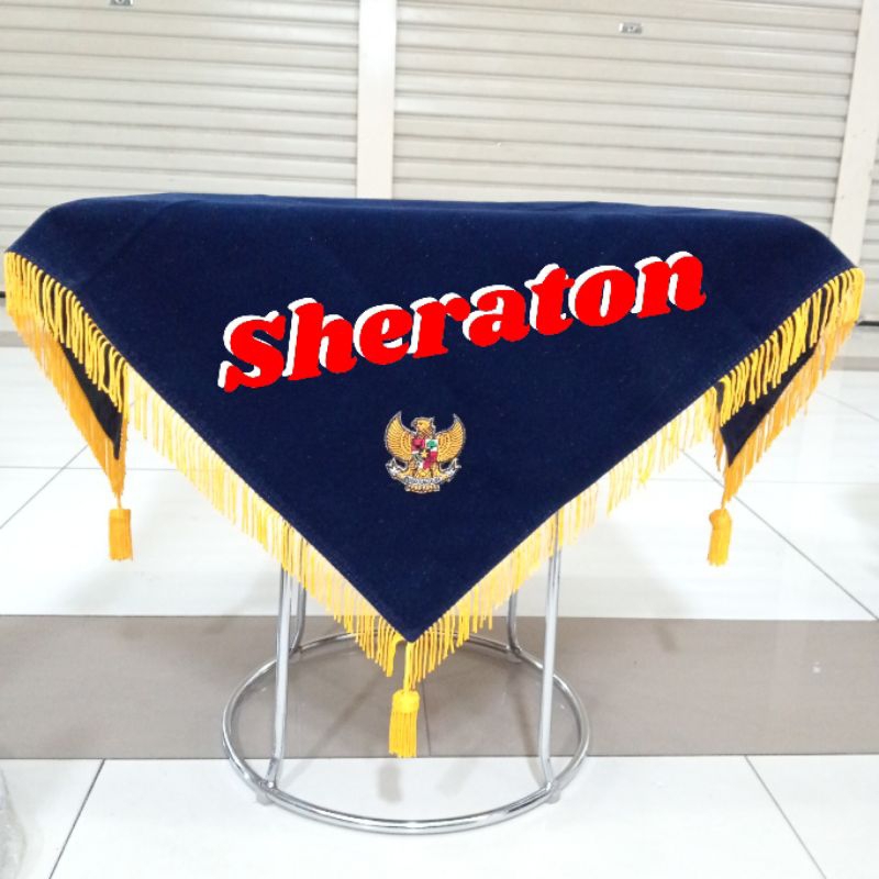 

alas baki paskibra alas baki upacara bendera warna biru Dongker