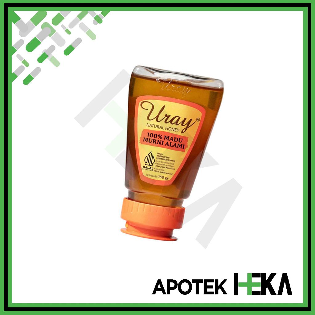 

p4yu Madu Uray Squeeze Natural Honey 150 g - Madu Murni