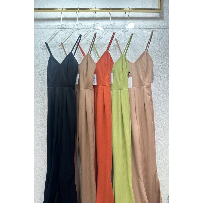 JUMPSUIT PANJANG IMPORT BANGKOK / JUMPSUIT V NECK