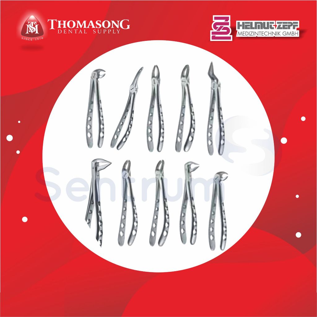 XCISION Line Dental Forceps 10s, Helmut Zepf Germany