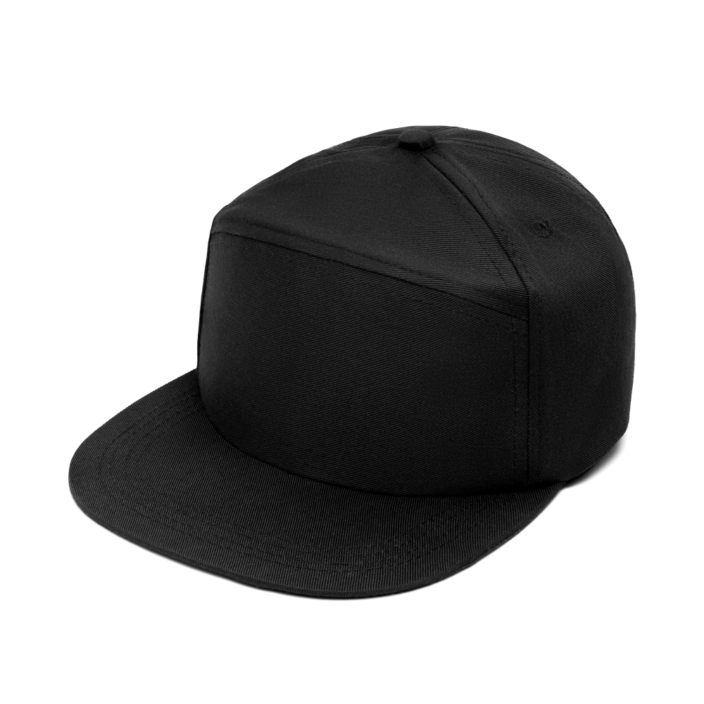 Parapi - Topi Snapback Flat Caps Hitam