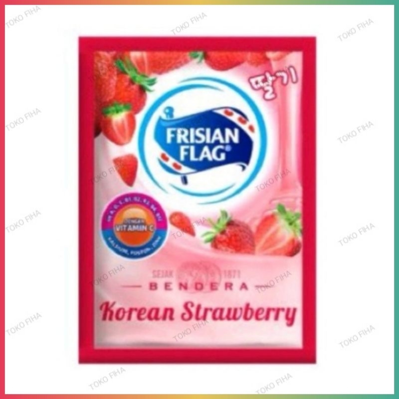 

Frisian Flag Susu Kental Manis Strawberry 38gr - Per Sachet
