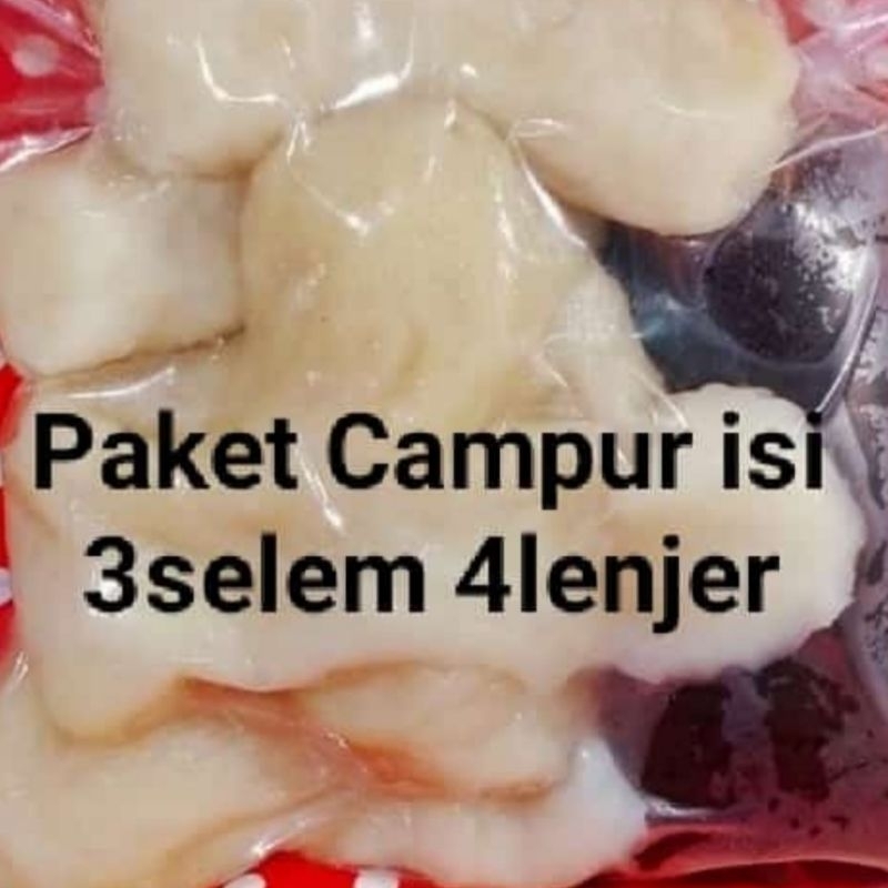 

Pempek Palembang Asli Ikan Tenggiri Paket Campur Kapal Selem dan Lenjer