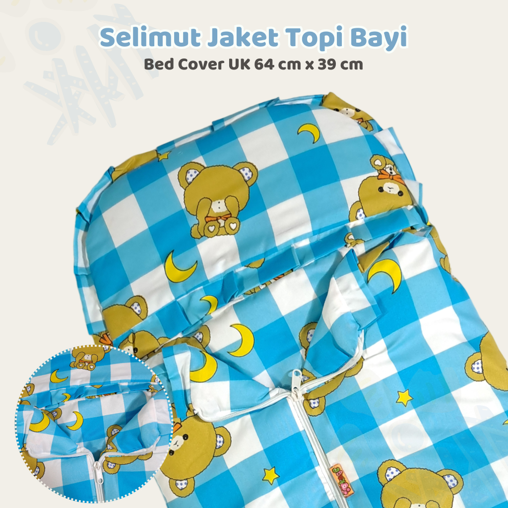 (Okage) SELIMUT TOPI BAYI SELIMUT JAKET TOPI SELIMUT TOPI BABY SELIMUT BAYI (PRLKP)